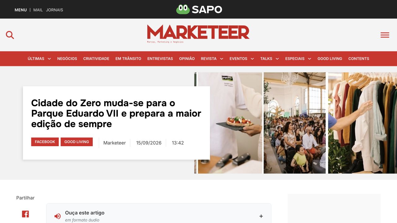Captura de Marketeer