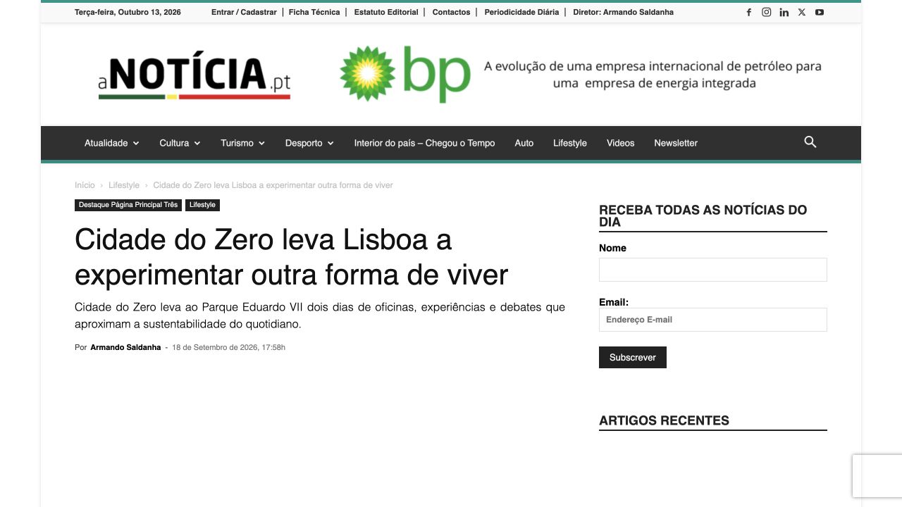 Captura de A Notícia